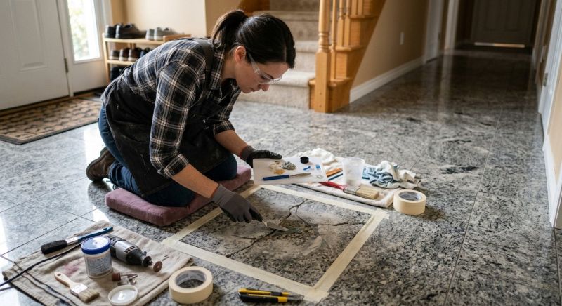 Slate Floor Repair in Olathe, KS